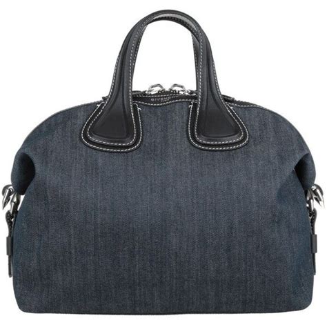 givenchy nightingale tote handle bag denim uomo|Medium G.